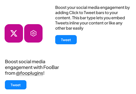 Click to Tweet FooBar