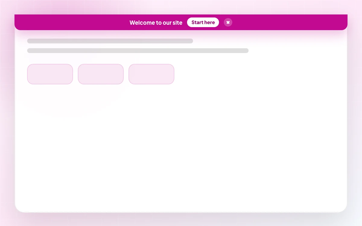 FooBar Welcome Announcement demo thumbnail