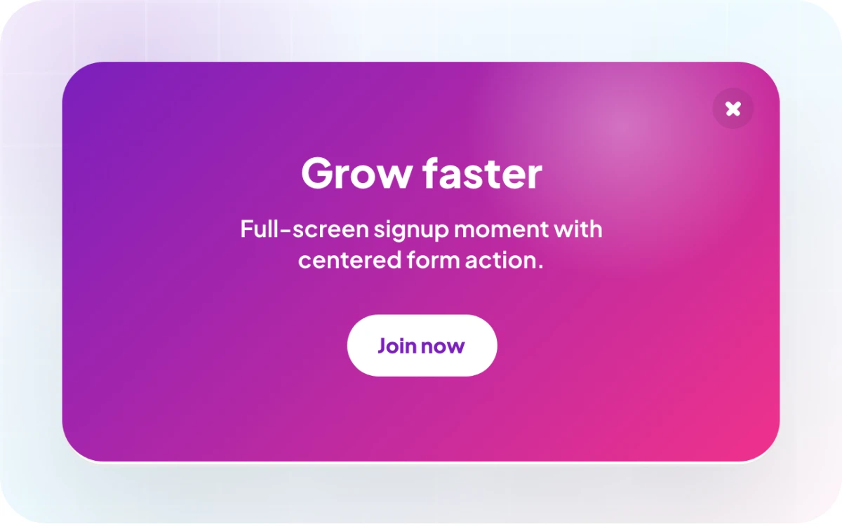 FooConvert Signup Splash Page demo thumbnail
