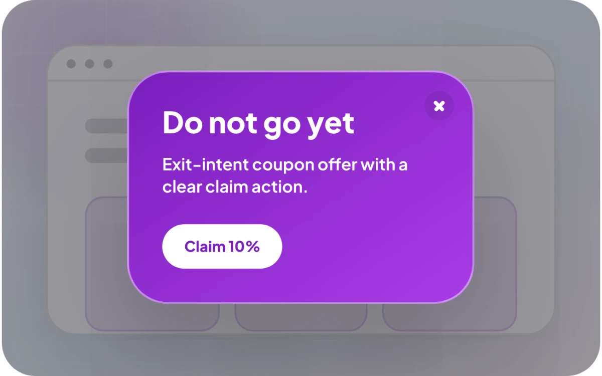 FooConvert Smart Exit Popup demo thumbnail