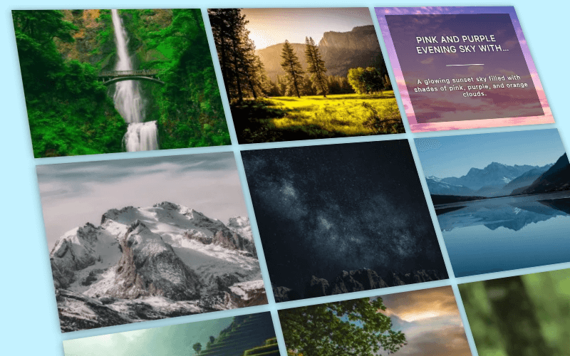 Responsive Image Gallery for WordPress